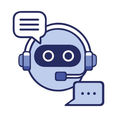 AI Chatbot Kulaklık Desteği Dijital Asistanı Çevrimiçi