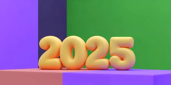 Mutlu Yeni Yıl Tasarımları Koleksiyonu. Zarif ve güzel poster tasarımları. Bir 2025 poster, kart, takvim ve sosyal medya için vektör premium tasarımı.