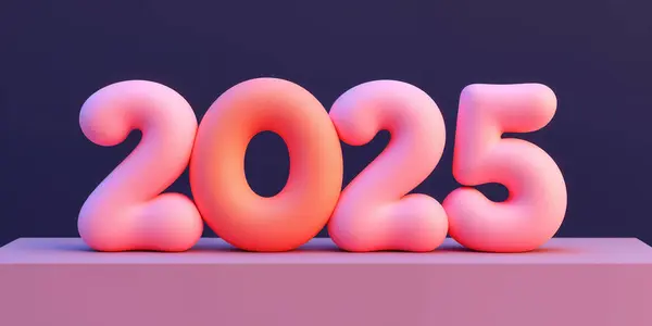 Mutlu Yeni Yıl Tasarımları Koleksiyonu. Zarif ve güzel poster tasarımları. Bir 2025 poster, kart, takvim ve sosyal medya için vektör premium tasarımı.