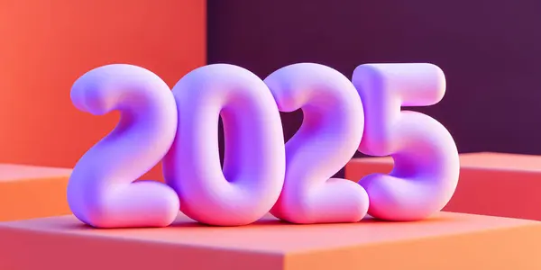 Mutlu Yeni Yıl Tasarımları Koleksiyonu. Zarif ve güzel poster tasarımları. Bir 2025 poster, kart, takvim ve sosyal medya için vektör premium tasarımı.