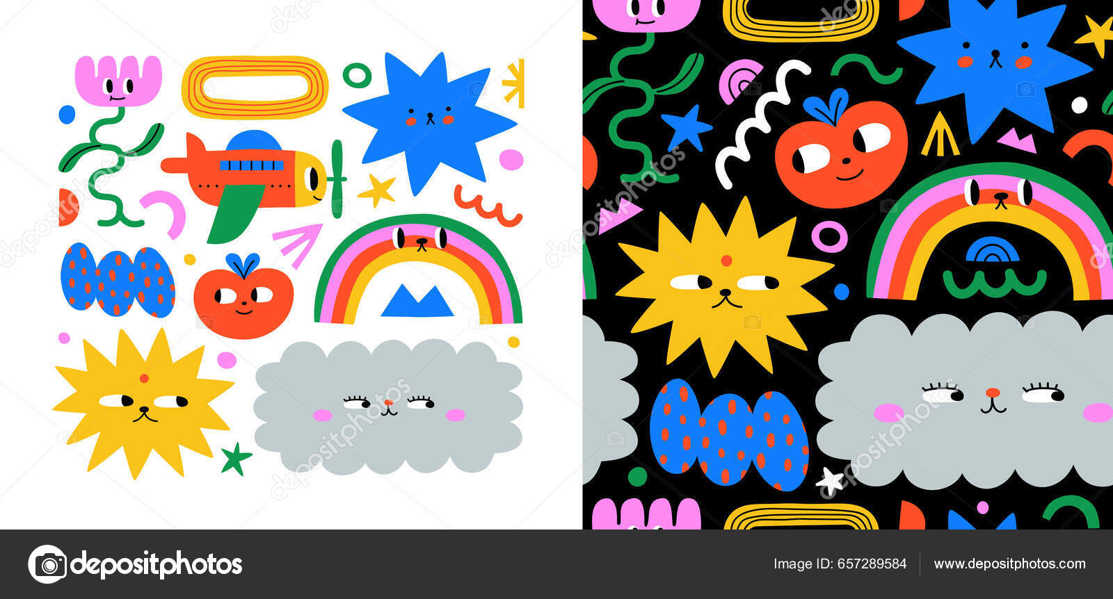 coleção do colorida adesivos, ícones dentro anos 90 estilo. vetor  ilustração retro conjunto a partir de