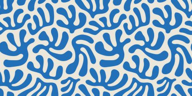 Abstract nature art leaf collage shape seamless pattern. Trendy contemporary cutout background illustration. Natural organic plant leaves artwork wallpaper print. Vintage botanical summer texture.