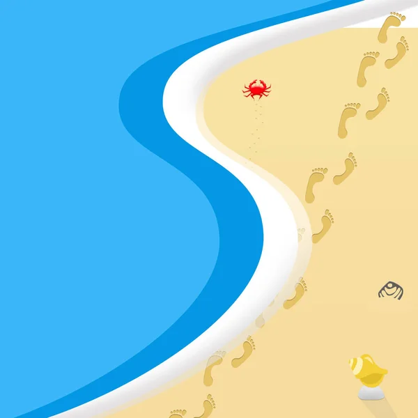 Sommer Meer Strand Tapete — Stockfoto