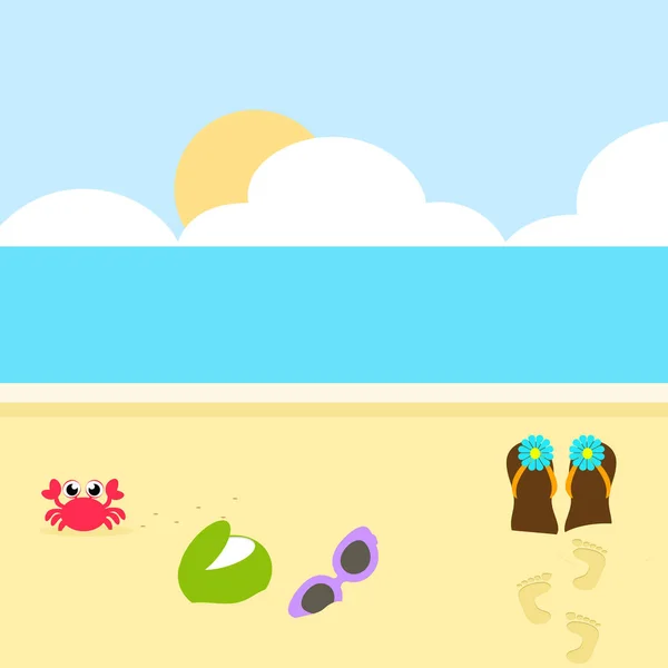 Sommer Meer Strand Tapete — Stockfoto