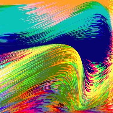 Abstract Colorful Curved Wave Noise Glitch Motion Effect Pattern Graphic Wallpaper Background, Fluid background, Wavy gradient background, Abstract color design for Posters Advertising Banner Brochure