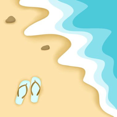 Summer Sea Beach Landscape View Nature Graphic Wallpaper Background