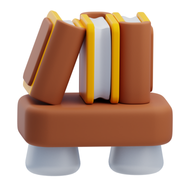 Ev Dekorasyonu için 3B Modern Kitaplık