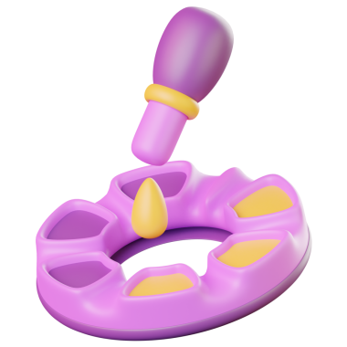 3D Renkli Eğitim Sanatı Okul Aracı