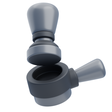 3D Espresso Kahve Baskısı İllüstrasyonu