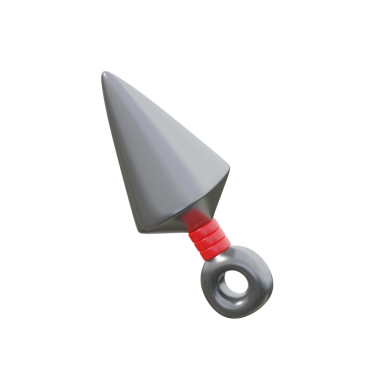 3D Japon Kunai Bıçak Fırlatma Silahı