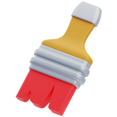 Yapı Projeleri için 3B Boya Fırçası