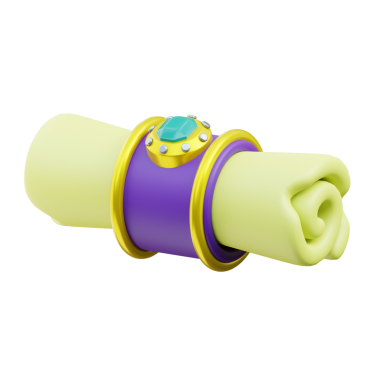 Mücevher Grubu ile 3B Dekoratif Kaydırma