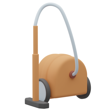 Emlak için Süpürge Temizleyici 3B Modeli