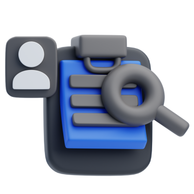 3D Polis Soruşturma Kimlik Doğrulama Simgesi