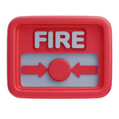 3B Acil Yangın Alarmı Simgesi Simgesi