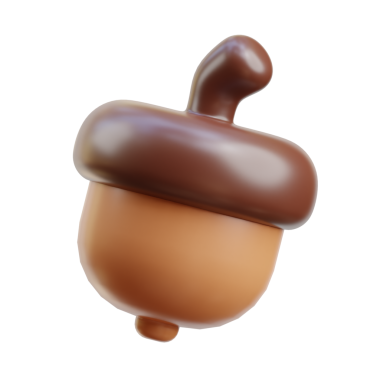 3D Kahverengi Meşe Palamudu Rusya 'yla İlgili