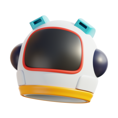 Uzay Keşfi için 3D Astronot Miğferi