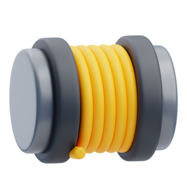 3D Elektrik Endüksiyon Bobini Kablo Sparıklığı