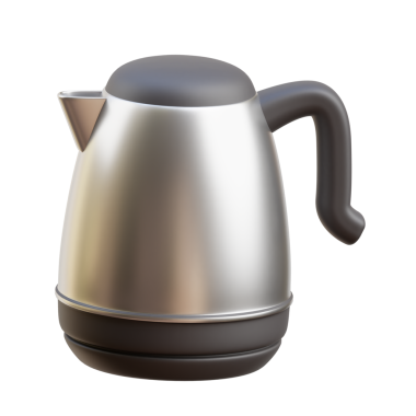 3D Modern Paslanmaz Çelik Elektrik Kettle Birleşik Krallık
