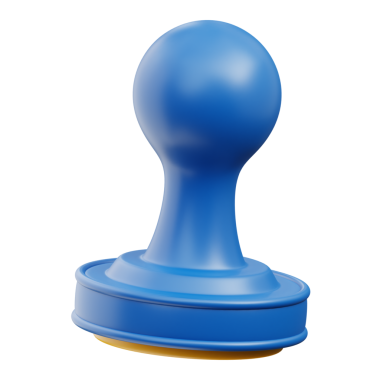 3B Mavi İşletme Onaylama Damga Modeli