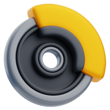 3B Araba Fren Diski Simgesi