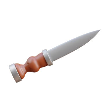 İskoç 3D Dirk Silah Tasarımı Sunucusu