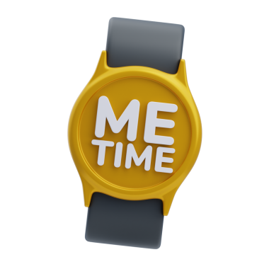 Me Time Watch Tasarım 3D İllüstrasyon