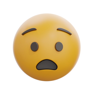 3D Kederli Yüz Emoji Duygusal Tasarımı