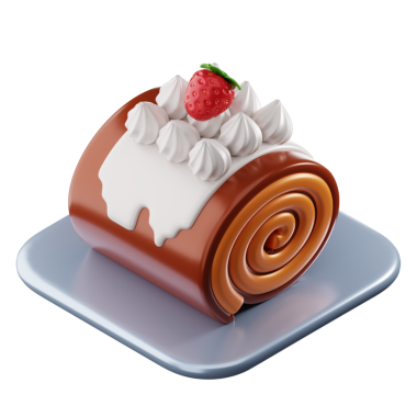 3D Yuvarlak Pasta Çizimi