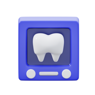 3 Boyutlu Diş X Ray Simgesi Çizimi