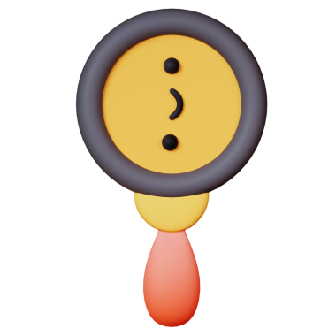 3 Boyutlu Büyütme Cam Simgesi Resmetme