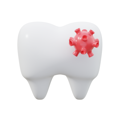 3B Diş Bakterisi Simge Çizimi