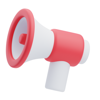 3D Endonezya Megafon Simge Resmetme