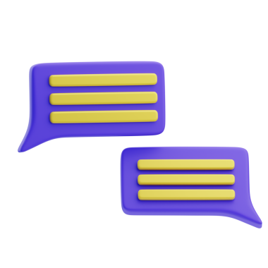 3 Boyutlu Sohbet Simge Resimlemesi