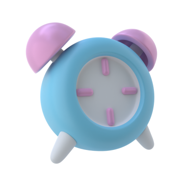 3 Boyutlu Alarm Simge Resmini İzole Etti