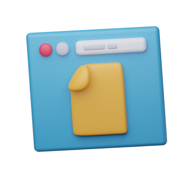 3B Web Belgesi İzole Edilmiş Simge İllüstrasyonu