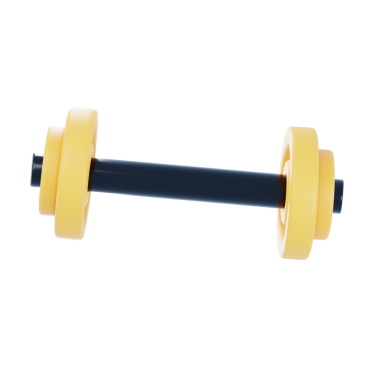 3B Halter İzole edilmiş Simge İllüstrasyonu