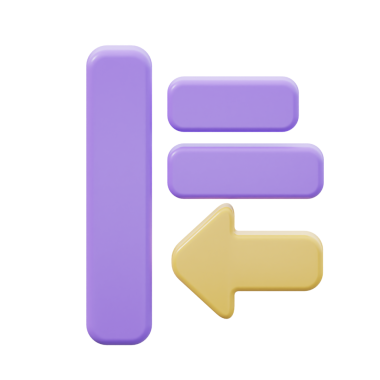 3 Boyutlu Hizalama Ayrılmış Simge ResmiComment