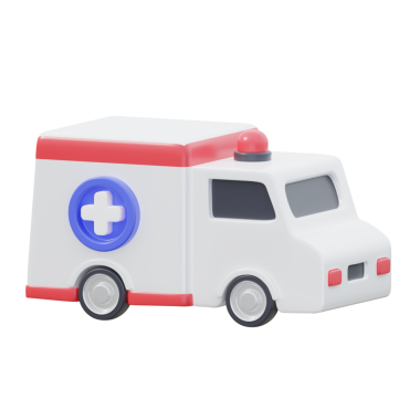 3D Ambulans Ayırılmış Simge ResmiComment