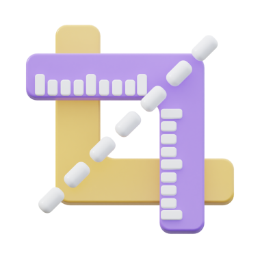 3 Boyutlu Kırpılmış Simge Resimlemesi