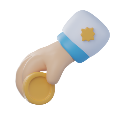 3B Bağış İzole Edilmiş Simge İllüstrasyonu