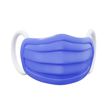 3B Yüz Maskesi İzole Edilmiş Simge ResmiComment