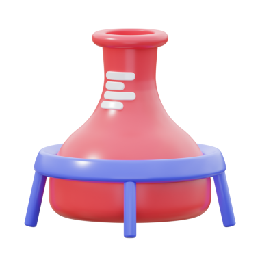 3 Boyutlu Şişede İzole Simge İllüstrasyonu