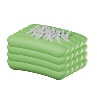 3D Getuk Lindri Simge Resmini İzole Etti