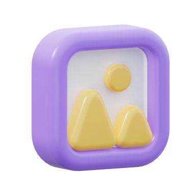 3B Resim İzole Edilmiş Simge İllüstrasyonu