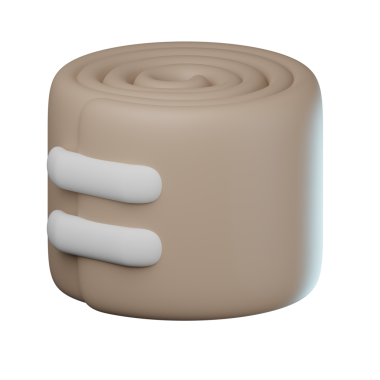 3B Bandaj Sıhhiye Şeffaf Simge İllüstrasyonu