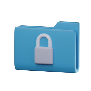 3D Kilitli Dizin Şeffaf Simge ResmiComment