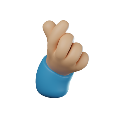 3D Tamam El Hareketi Şeffaf Simge İllüstrasyonu