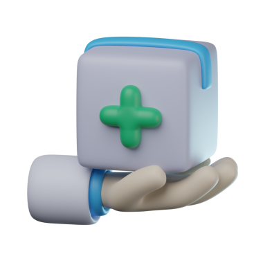 3D ilaç Teslimatı Şeffaf Simge İllüstrasyonu