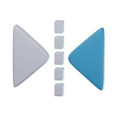 3B Yansıtma Aracı Şeffaf Simge İllüstrasyonu